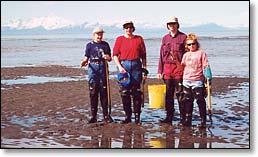 razor clamming